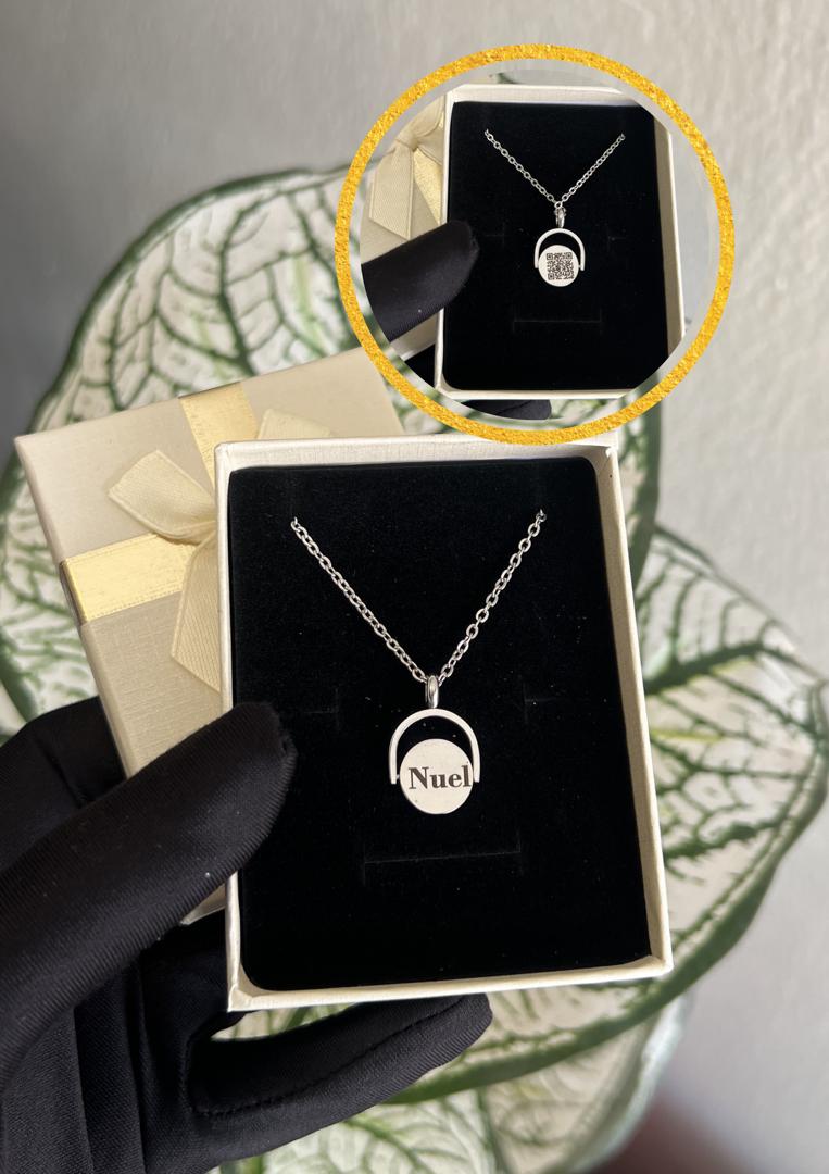 Axis Rotating Medallion Necklace