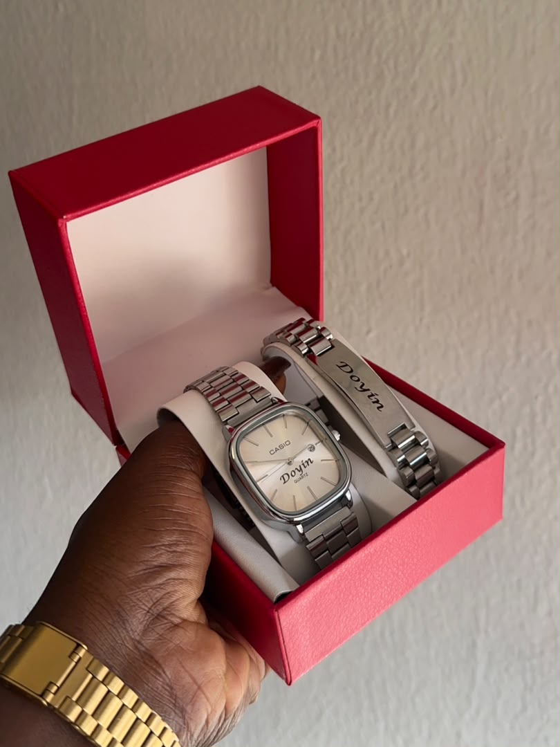 Casio Style Watch & Bracelet 2in1 Combo