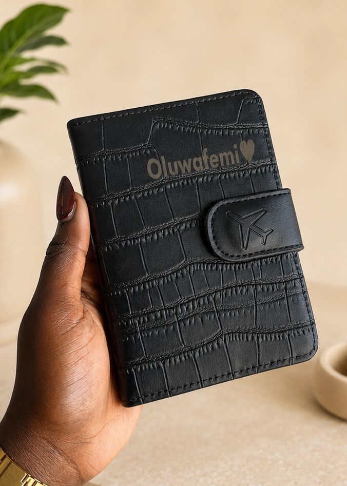 Crocodile Leather Travel Wallet & Passport Holder