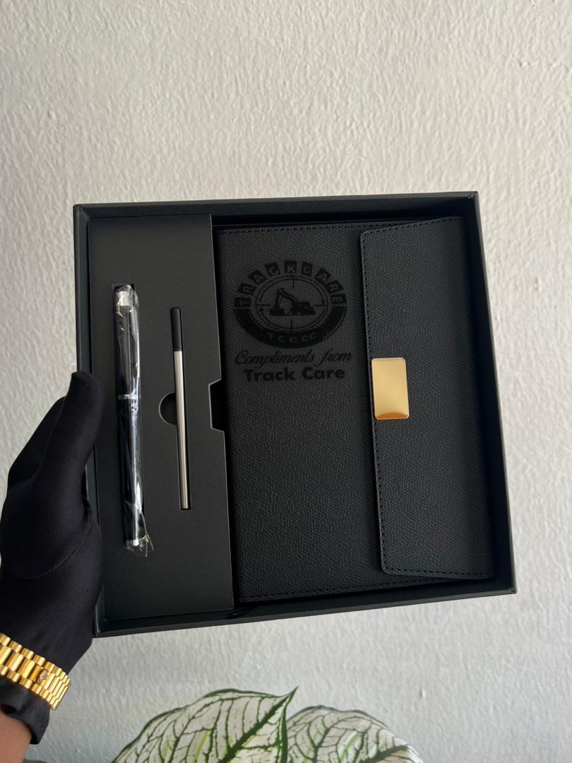 Leather 2-in-1 with Pen Refill (Portrait Flap)