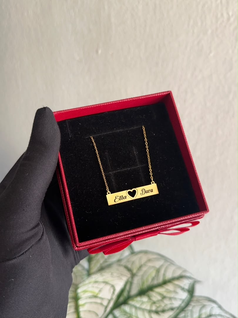 Nexus Dual-Name Heart Necklace